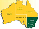 Map of NSW