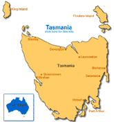 Map of Tasmania | Kit Homes